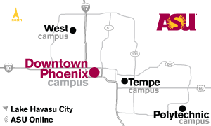 Downtown Phoenix campus Map